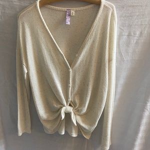 Francesca's Collections off-white sweater